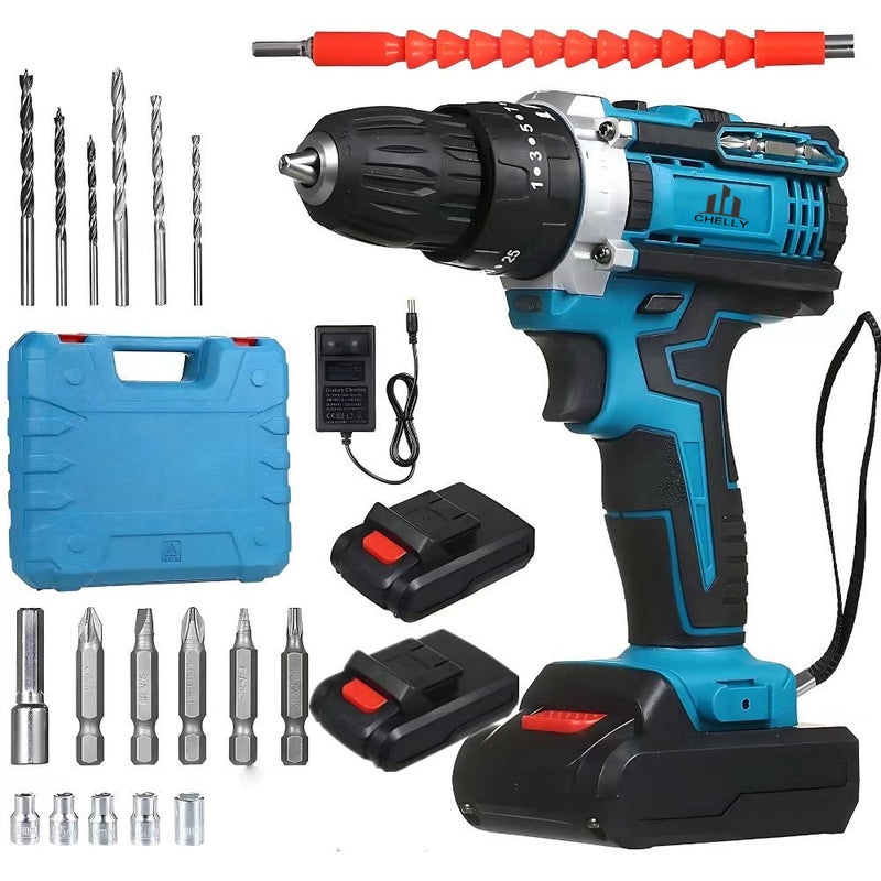 BERBEQUIM SEM FIO + AMOLADORA + 26 ACESSÓRIOS + 2 BATERIAS